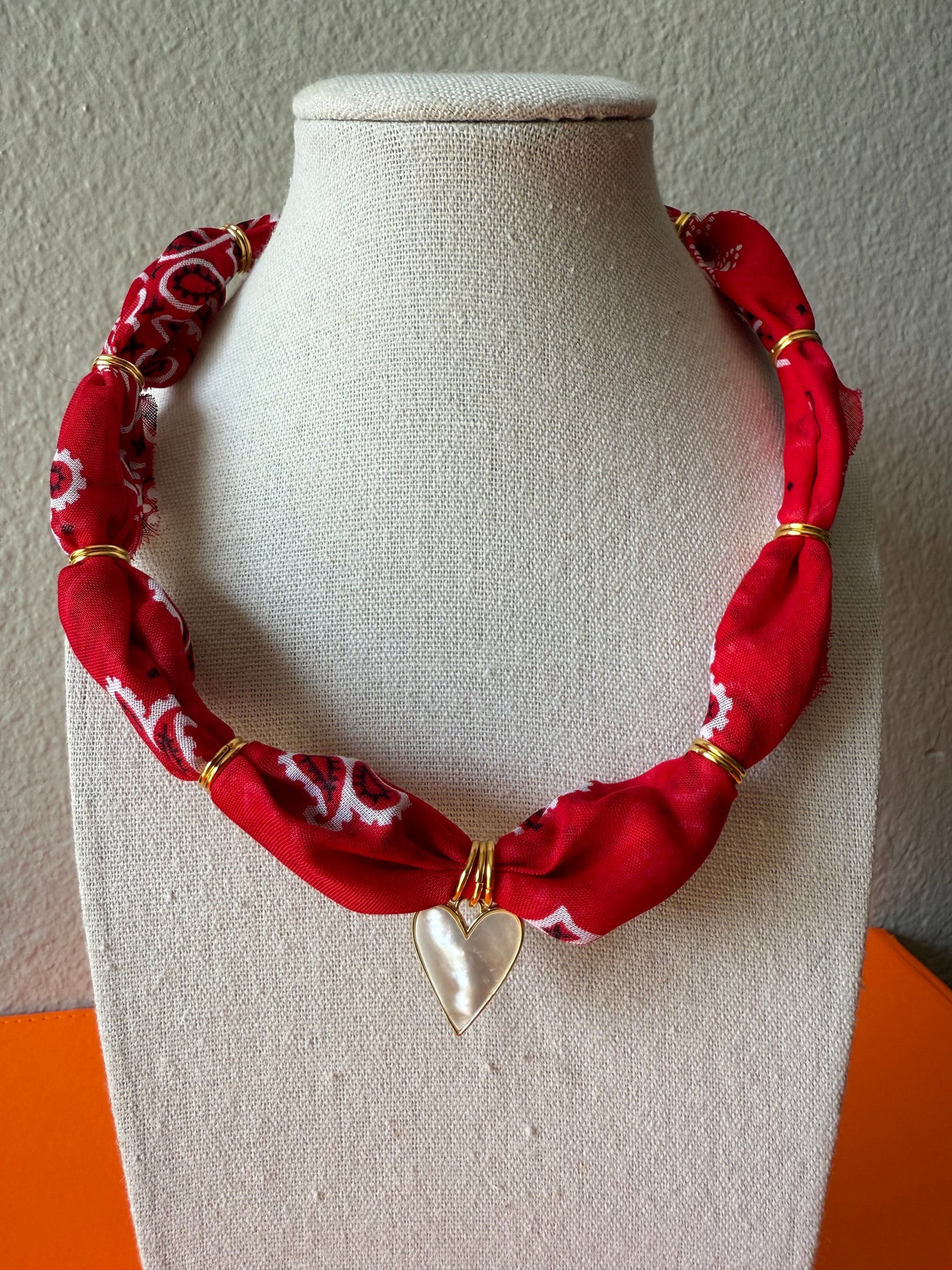Red w/ Mother of Pearl Heart *RESTOCK*