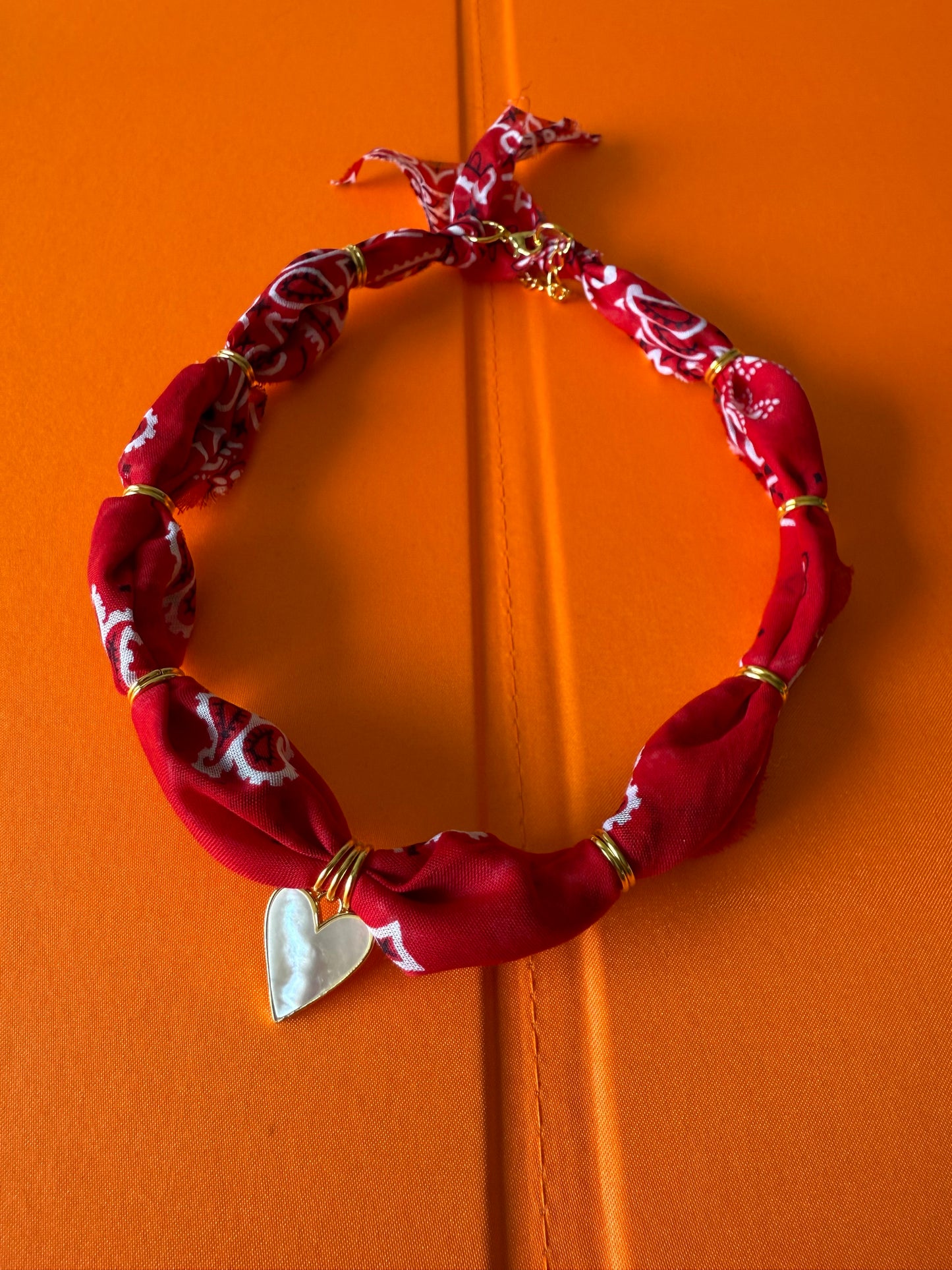 Red w/ Mother of Pearl Heart *RESTOCK*