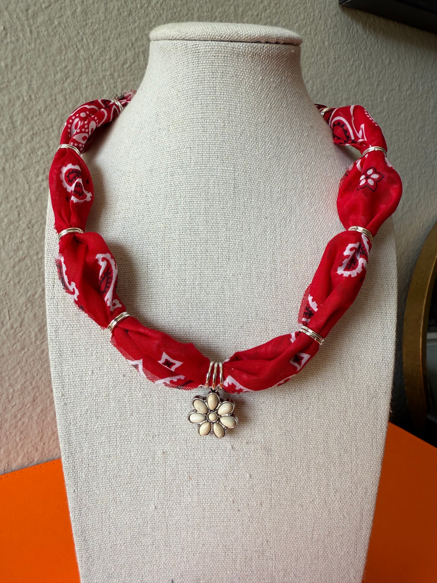 Red w/ Western Flower